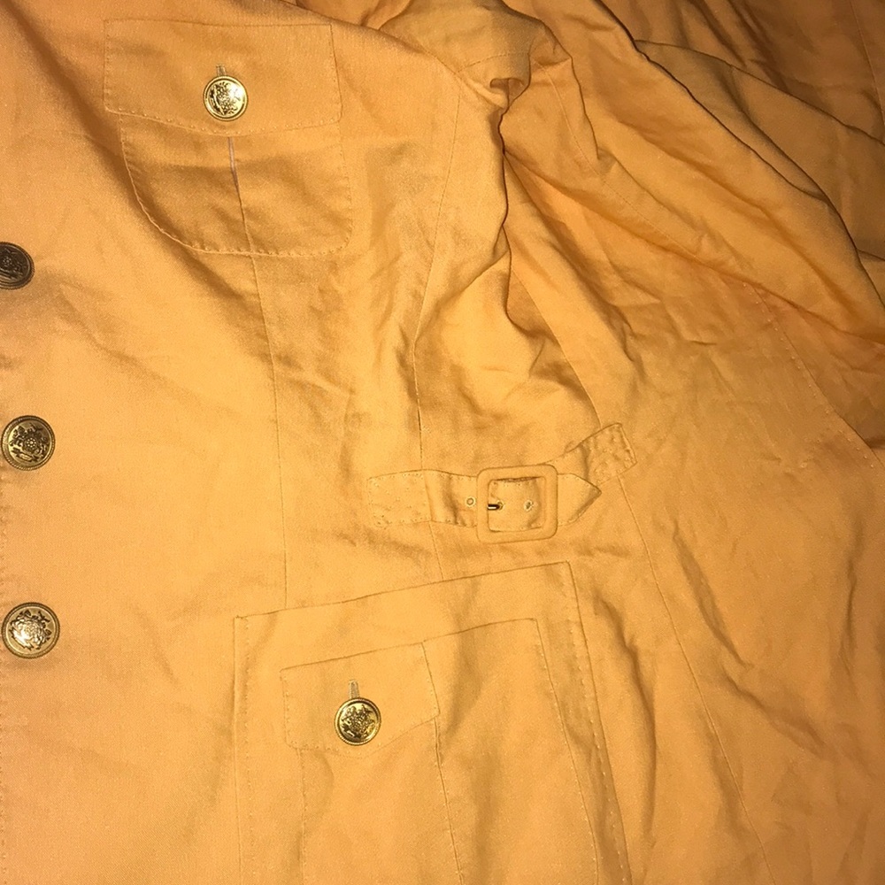 Brioni jacket - color mustard golden button. - Picture 4 of 8